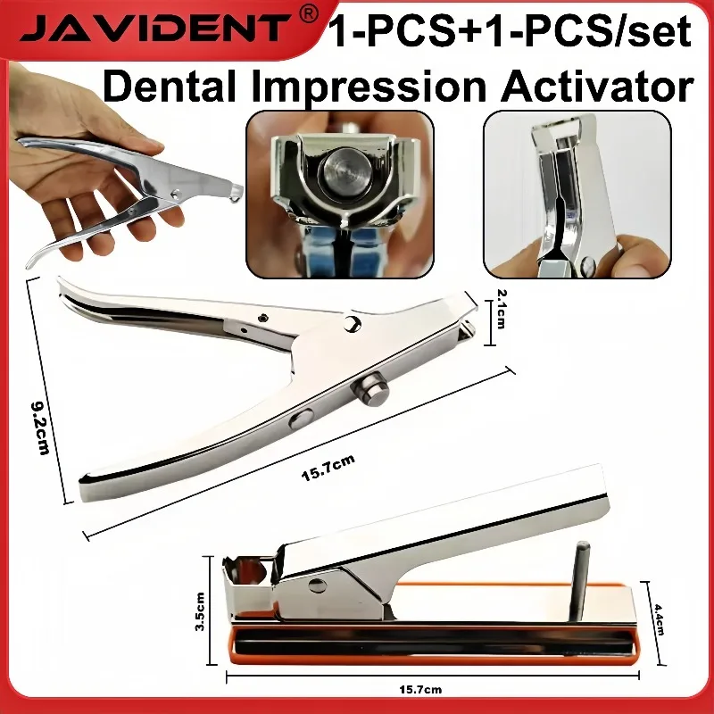 

Dental Capsule Dispenser/Activator Adhesive Application Tool Oral Delivery Consumables Pusher Stainless Steel Instrument