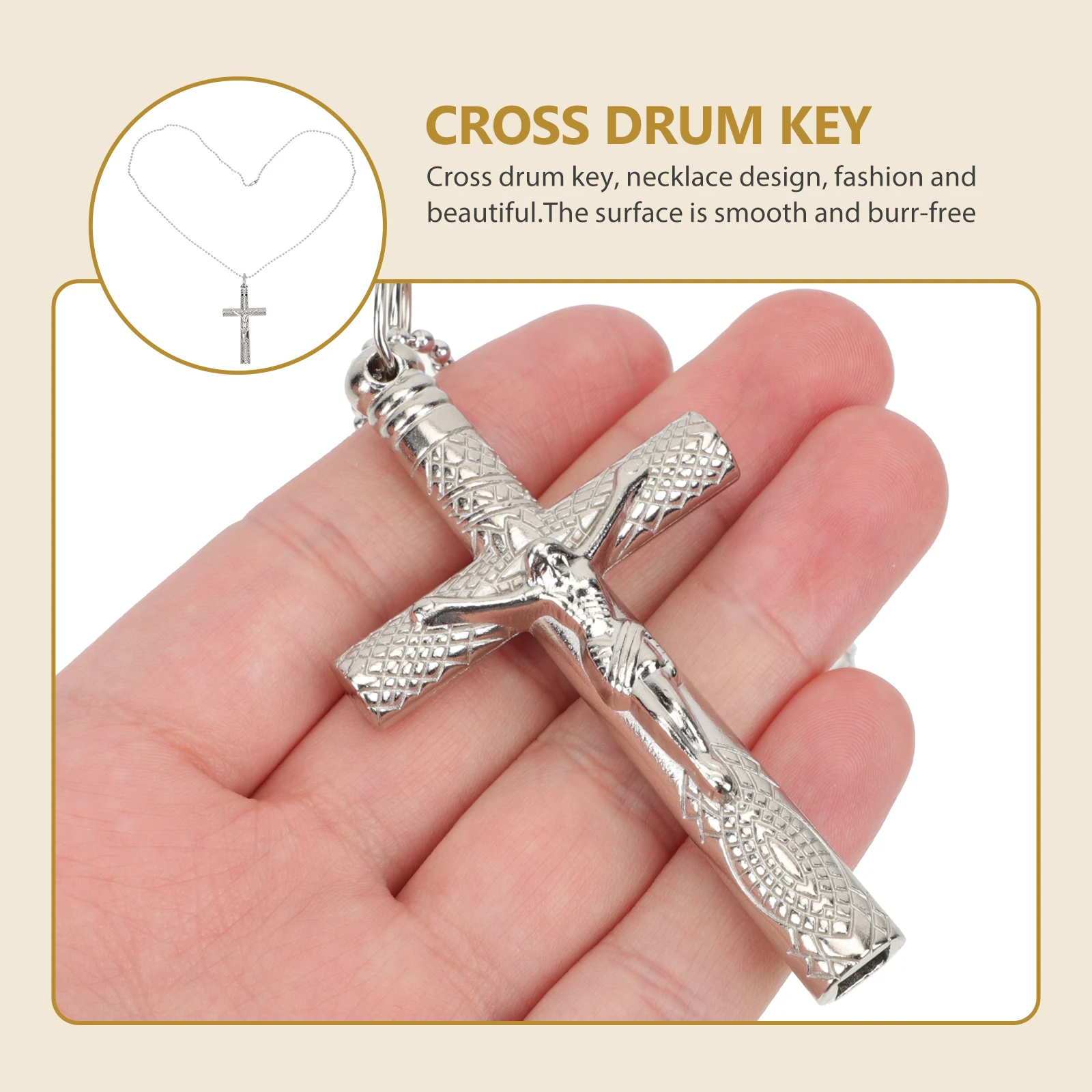 

Key Cross Drumming Accessory Jazz Square Wrench Jesus Tuning Gadget Zinc Alloy Percussion Instrument Adjustment Tool
