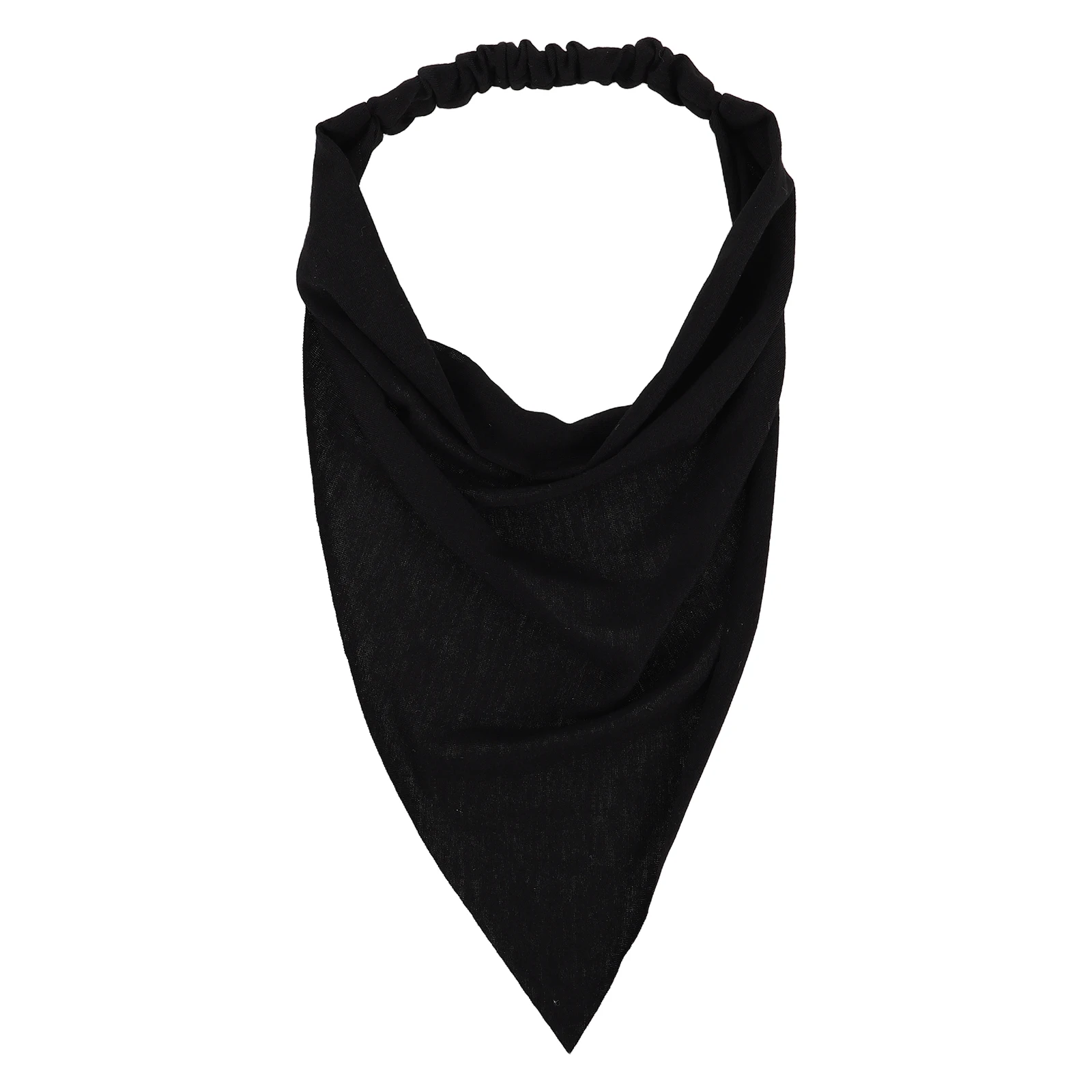 

Elastic Hair Scarf Women Versatile Triangle Headwear Stylish Solid Color Nonslip Head Scarf Bandana All Day Comfortable Fit