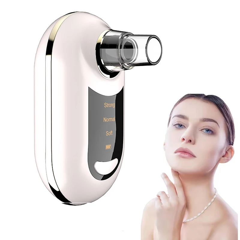 2025 USB Rechargeable Powerful Suction Facial Pore Cleaner Blackhead Removal Acne Treatment Machine Multi-Purpose Beauty Gadget
