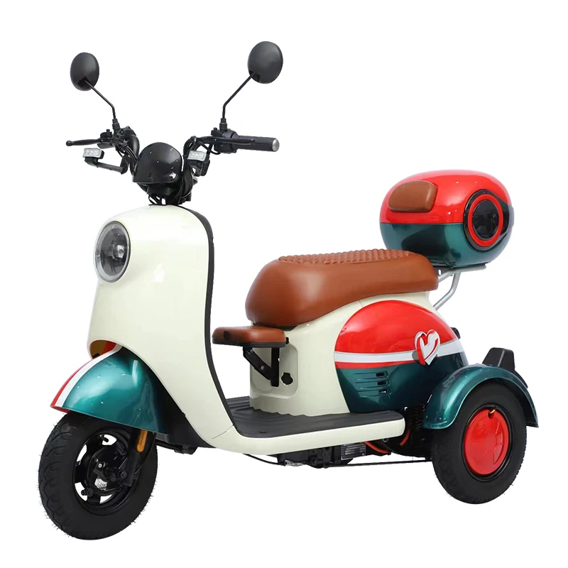 

60V E 1000W Electric Tricycle 10 Inch Long Range Lead Acid Electric Tricycle with LCD