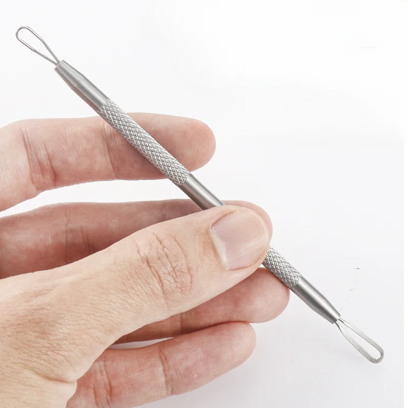 Stainless Steel Double Headed Acne Needle Blackhead Blemish Removers Acne Pimple Face Clean Blackhead Remover