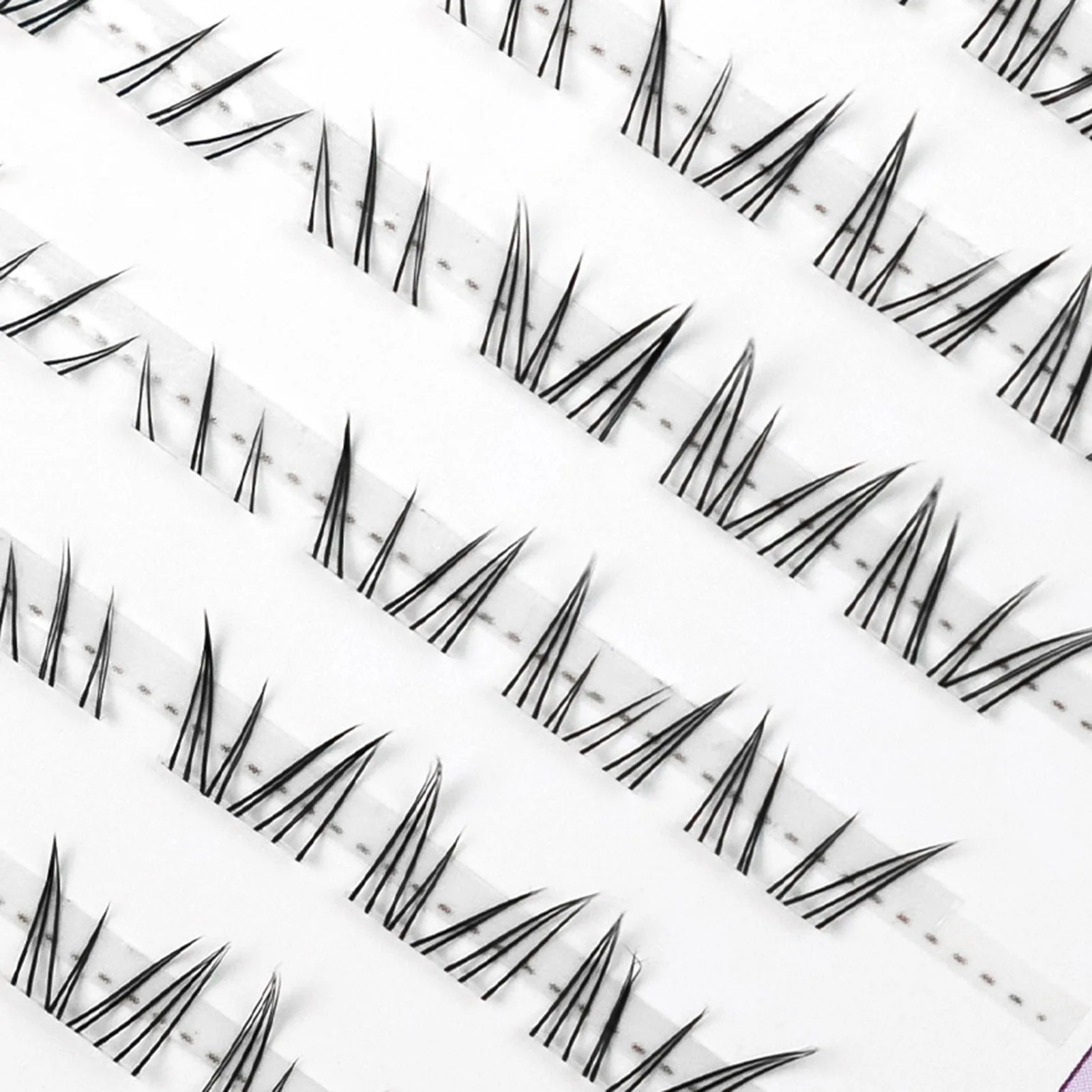 10 صفوف الهواء السفلي الرموش الجنية رموش اصطناعية مجزأة الطبيعية تحت جلدة مانغا أسفل جلدة ماكياج رمش ماكياج أداة #6