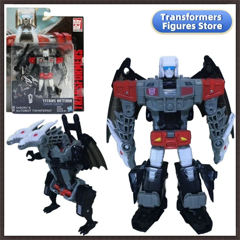 In Stock Hasbro Transformers Titans Return D-Class Doublecross Collectible Action Figure Anime Robot Model Official Kid Gifts