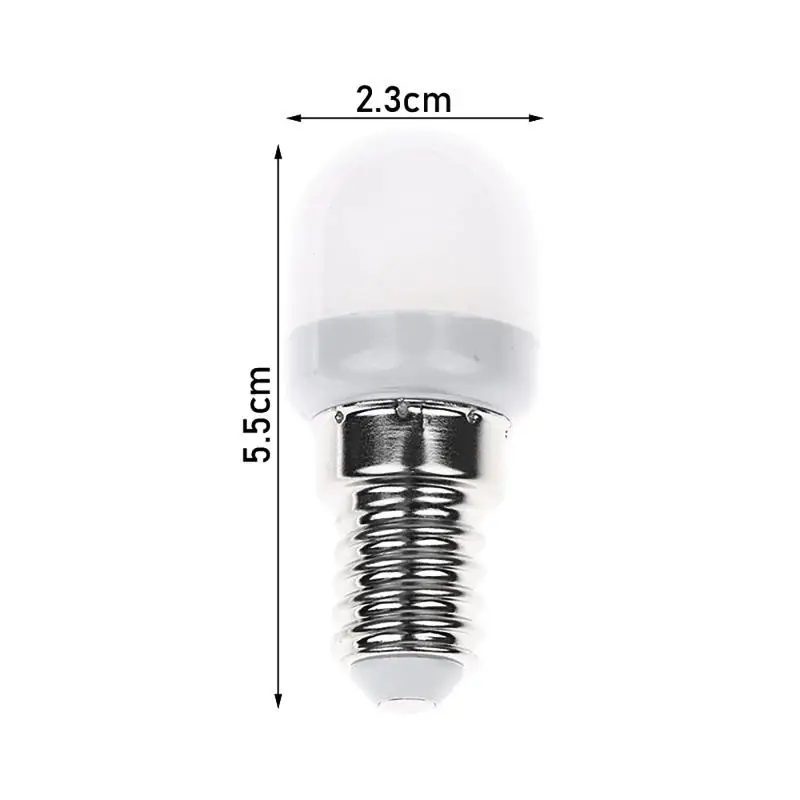 1Pc E14 220V LED Refrigerator Lamp Light Bulbs Mini Night Light Refrige Cabinet Display Lamps LED Spotlight Home Decor