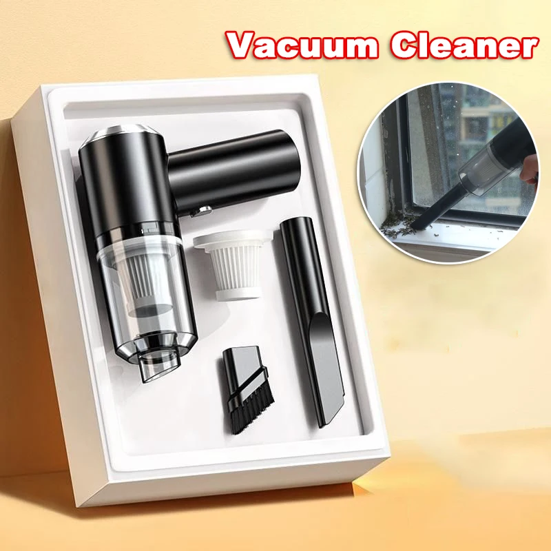 6000Pa Wireless Vacuum Cleaner 120W Handheld Wireless Car Vacuum Cleaner Strong Suction Auto Vaccum Cleaning Cleaner