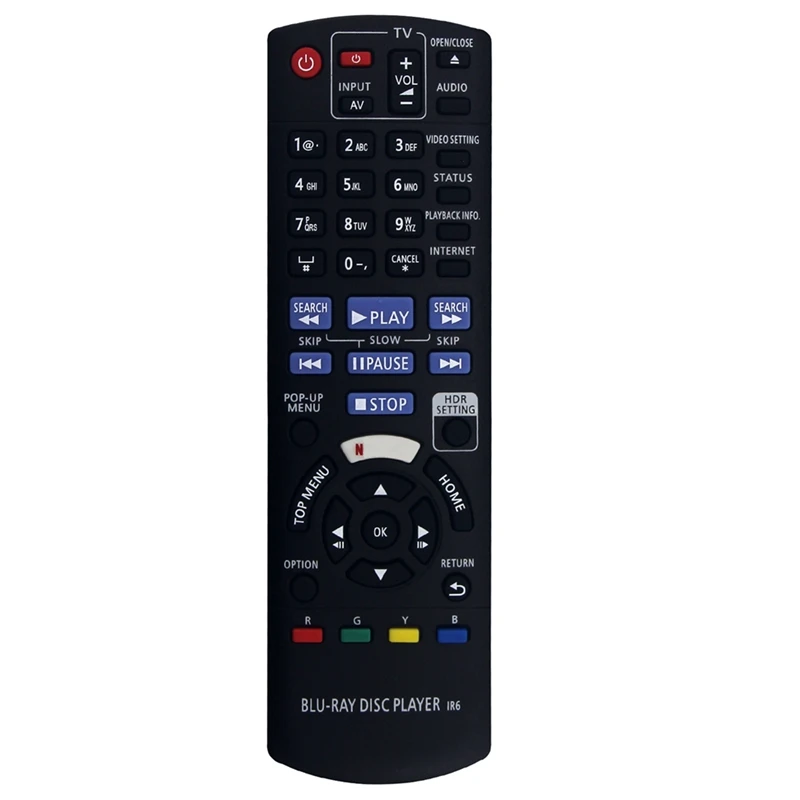 N2QAYB001157 Remote Control Replace For Panasonic HD Blu-Ray Disc Player DMP-UB300 DMP-UB400 DP-UB820K