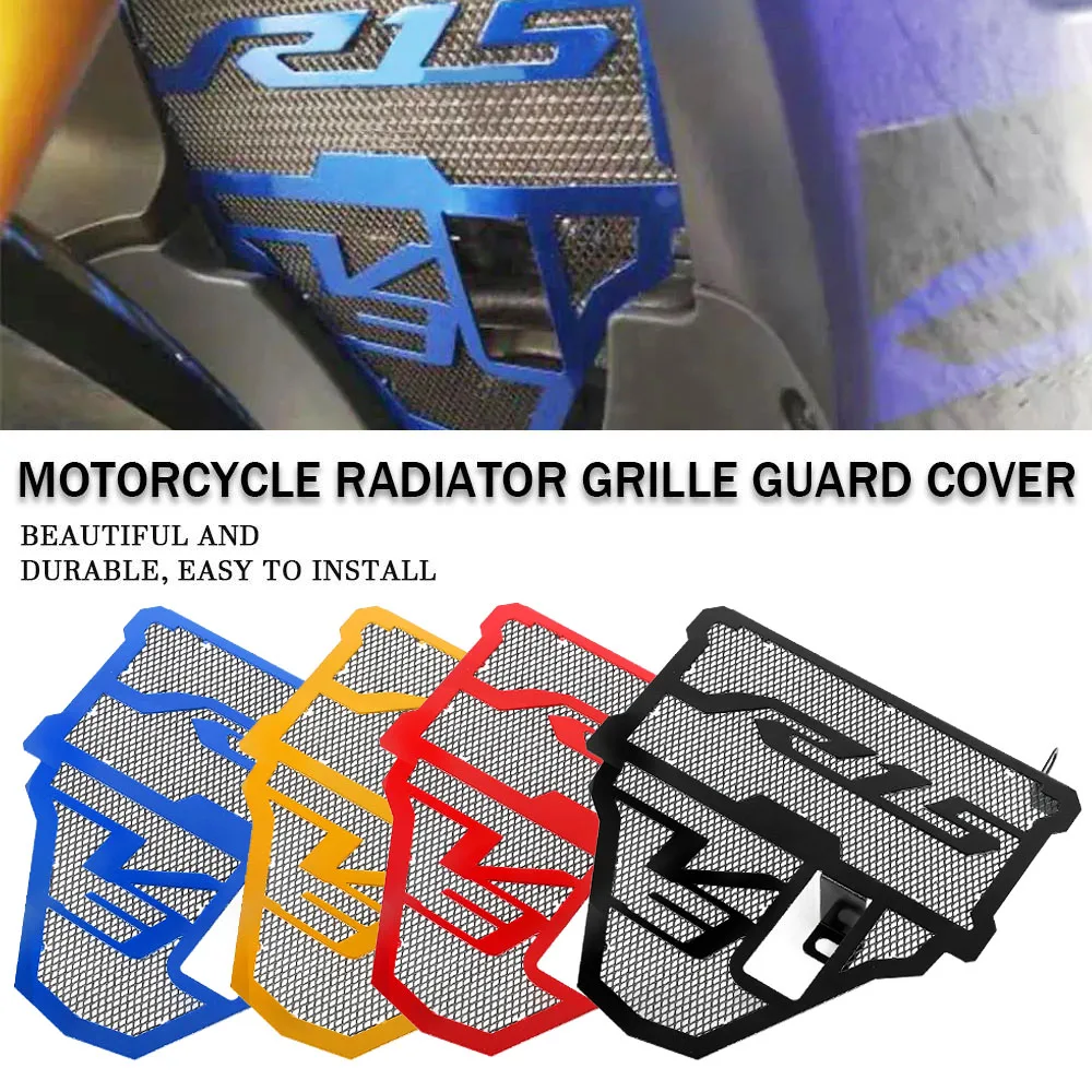 For YAMAHA R15 V3 2017 2018 2019 2020-2024 CNC Motorcycle Accessories Radiator Guard Radiators Protector Cover Water Tank Shield