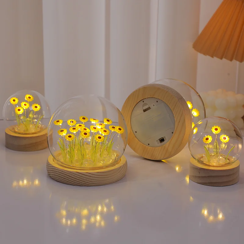 luz-noturna-de-girassol-artesanal-kit-diy-para-presente-de-aniversario-decoracao-de-mesa-e-enfeite-de-casa-arte-e-artesanato