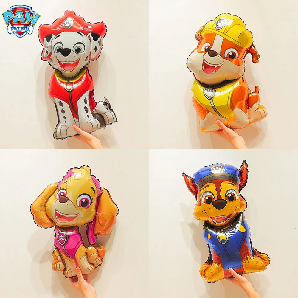 4-teiliges PAW Patrol Offiziell Lizenziertes Ballonset Niedlicher Cartoon-Stil Dekoration Karnevalsparty Foto-Requisiten Party-Zubehör – Detail 6