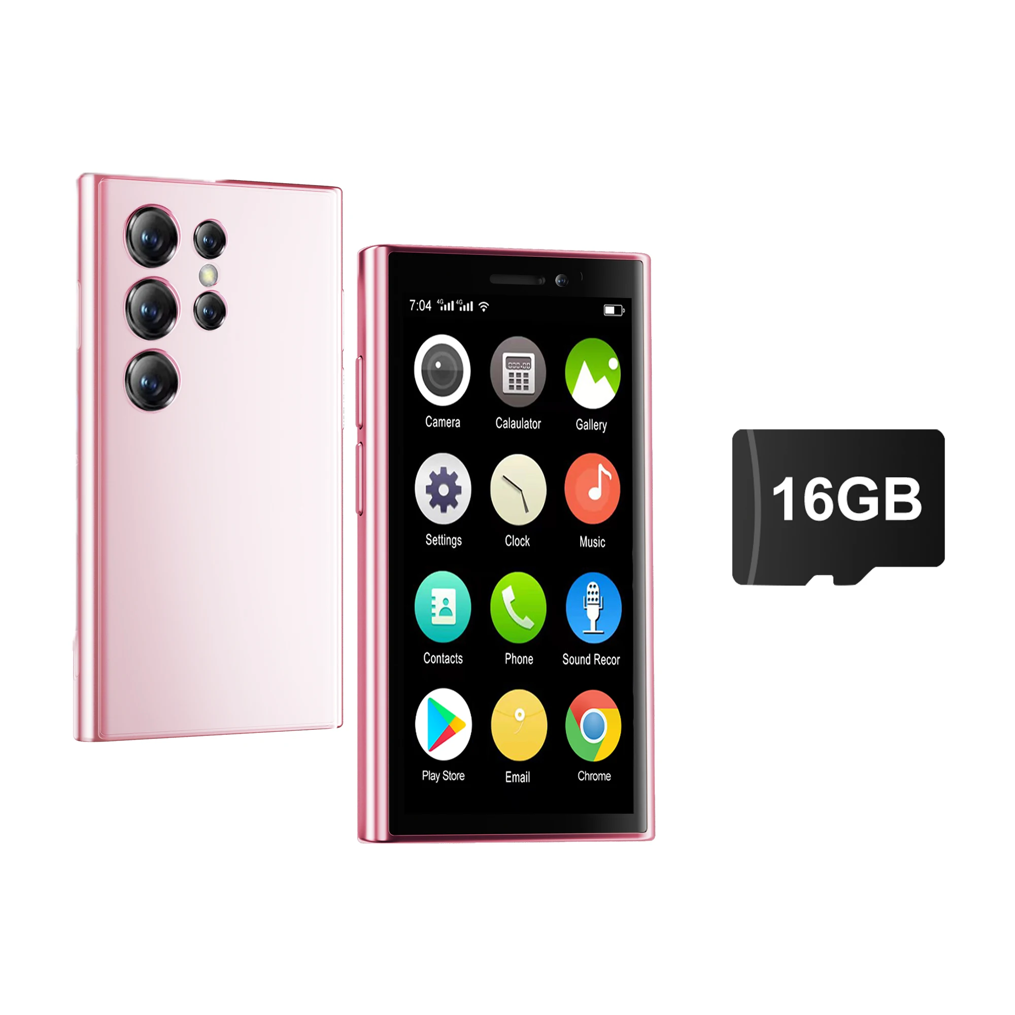 SERVO S26 Android Mini Smartphone 3G WCDMA 2G RAM 16GB ROM Speelwinkel WhatsAPP WiFi Hotspot 3.0 "Dual SIM Kleine slimme mobiele telefoons