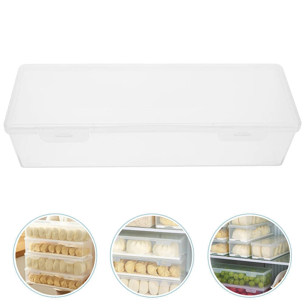 

3Pcs Plastic Refrigerator Food Boxes Leakproof Sealing Lid Fresh Keep Container Pasta Storage Organizer Kitchen Storage Space