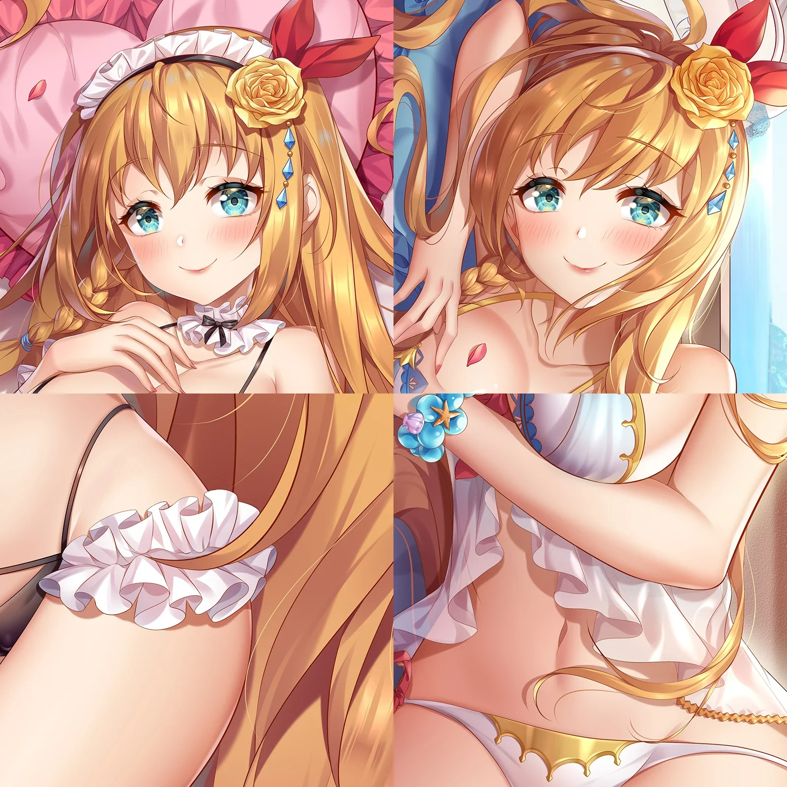 

Pecorine Dakimakura Princess Contact Re Dive Sexy Pillowcase Fullbody Hugging Pillow Case Otaku Cushion Cover Bedding Home Decor