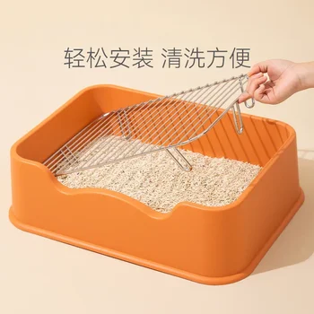 다리미 메쉬 개 변기 포함 개 변기, 애완 동물 개 똥, 대야 똥, 고양이 쓰레기 대야 소변기, 중소형 청소 용품