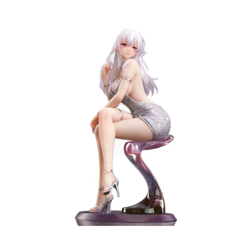 23cm serina vestido completo série sexy menina pvc figuras de ação anime modelo boneca adulto coleção brinquedos estátua ornamento desktop presentes