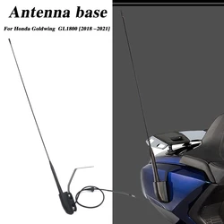 Motorcycle Accessories Black Channel Radio Antenna Base For Honda Goldwing Gold Wing 1800 GL1800 2018 2019 2020 2021