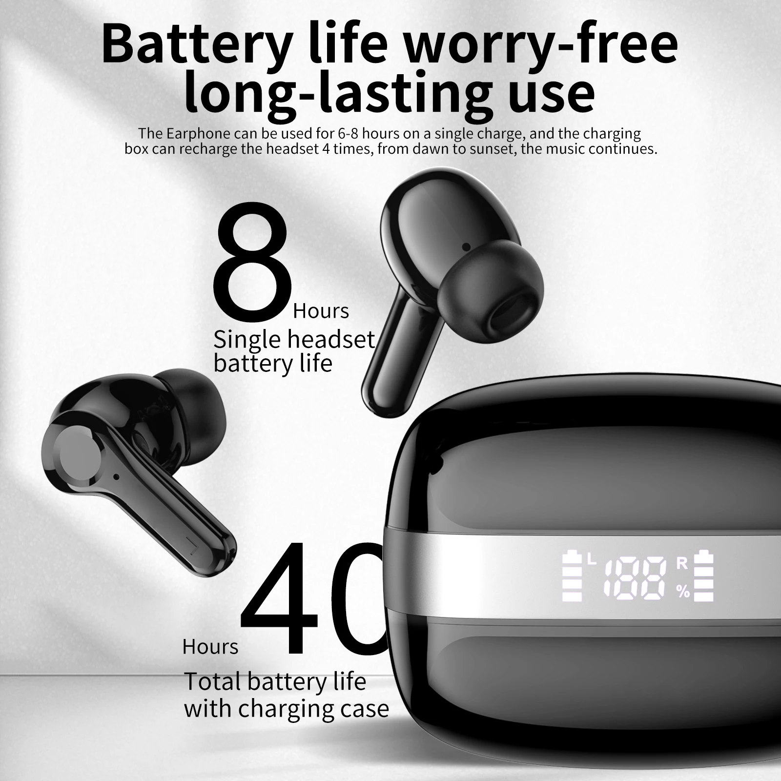 Original Touch BLAST! i90 True Wireless Earbuds 8 hours TWS wireless headset Touch BLAST! i90 Volume control BLAST! headphone