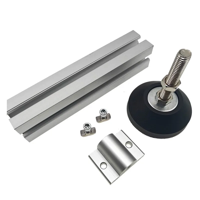 Picture 7: Aluminum Profile Leveling Foot Caster Bracket 2020 3030 4040 4545 Universal Wheel Fixing Piece Connection Block