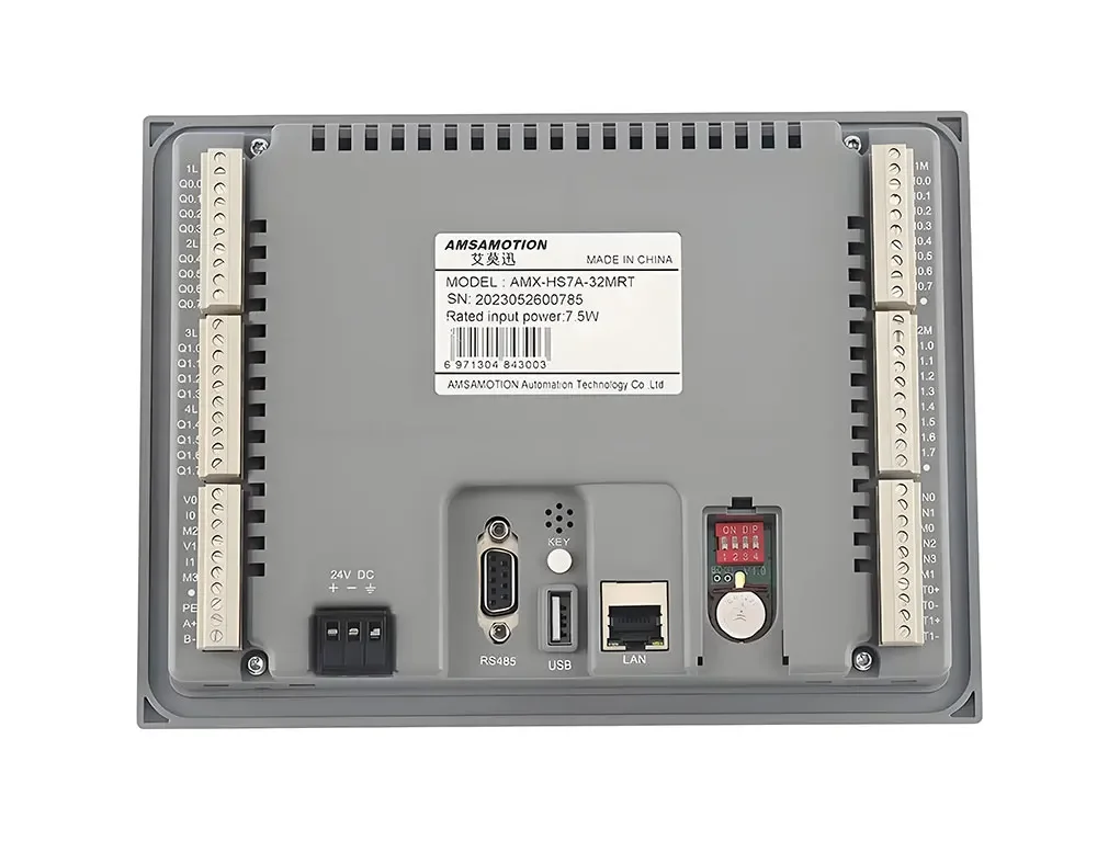 ASAMOTION PLC HMI  All IN one AMX hs7a 32mrt HSE HS7 HS7A Supports all instructions of 200 PLC