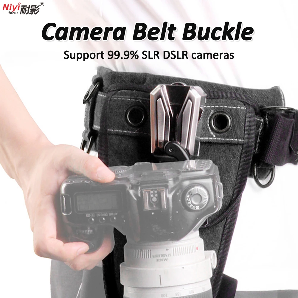 Kamera Schnell Taille Gürtel Schnalle Taste Clip Halter für Tragen DSLR Digital SLR Quick Release für Nikon Canon Sony Lumix