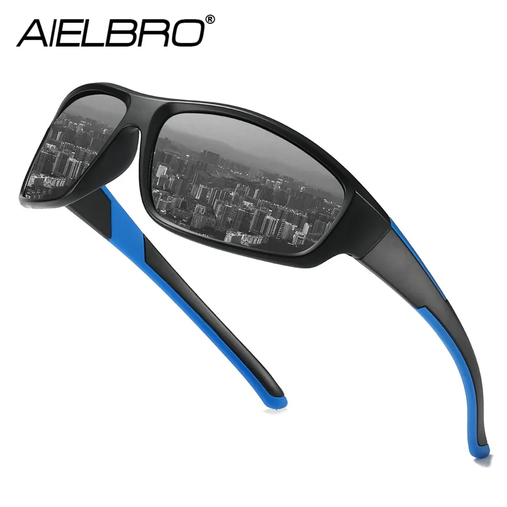 AIELBRO Cycling Glasses Sport Sunglasses Men Eyewear Cycling Sunglasses Safety Glasses Bike Bicycle Glasses Sunglasses for Men