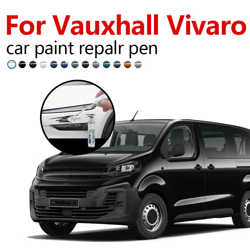 

12 мл ручка для ремонта краски, средство для удаления царапин, автоаксессуары «сделай сам», для 2001-2025 Vauxhall Vivaro, красный, белый, черный, зеленый, серебристый