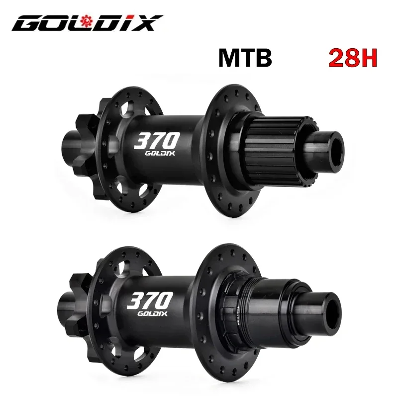 

GOLDIX M370 36T Ratchet Bicycle Hubs 28Hole J-Bend Spoke 6-Bolt Disc Brake 4pcs Seal Bearing Mountain Bike Hub HG/MS/XD Hub Body