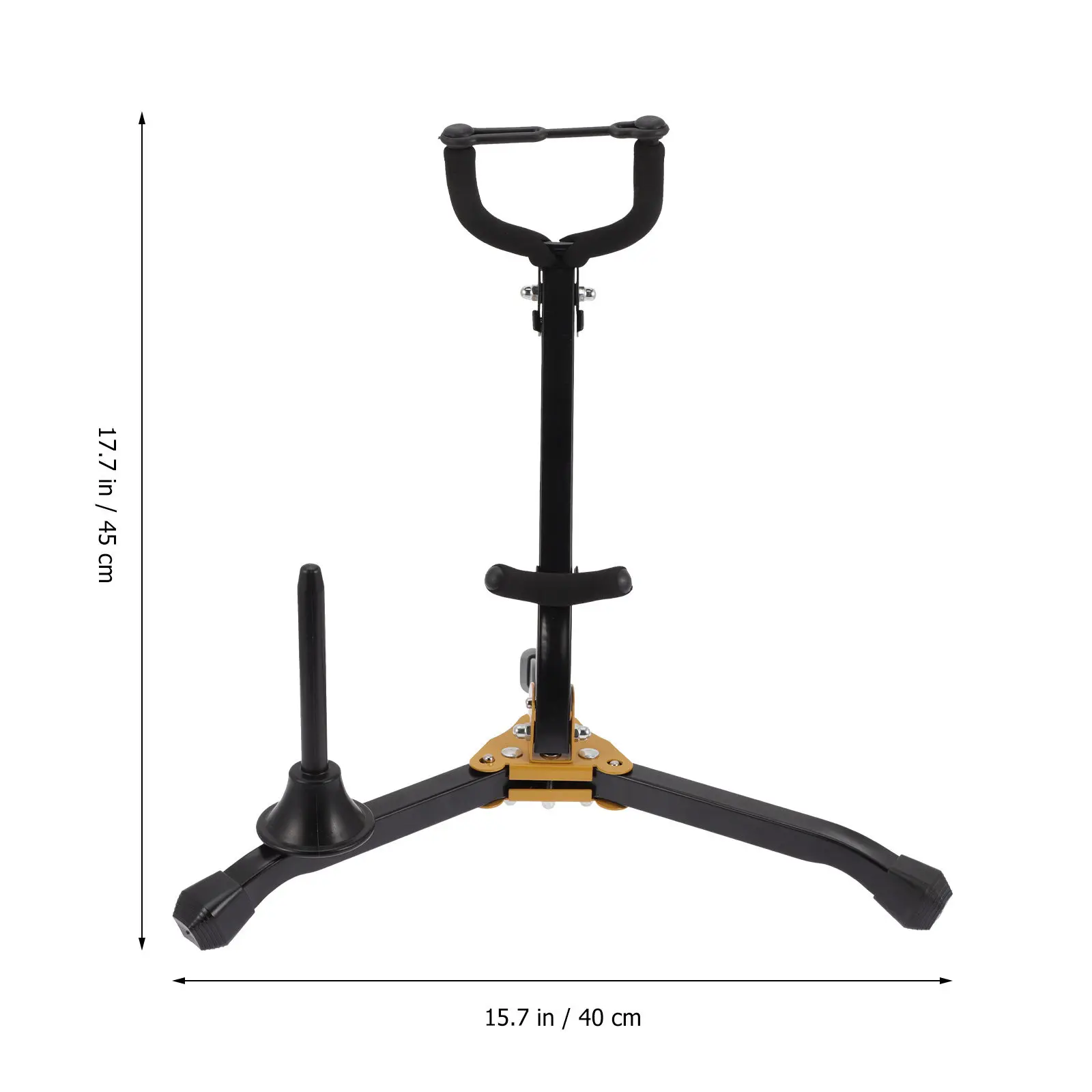 Premium Foldable Iron Saxophone Stand Durable Non-Skid Rack Storage Display Holder For Alto Tenor Sax Instrument Accessory