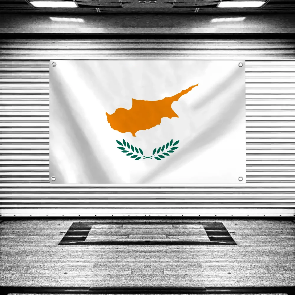 Cyprus Flag National Flag Flag Pride Flag Flag to Hang Flags Outdoor Banner Decorative Flags Garage Decoration Room Decor Y2k