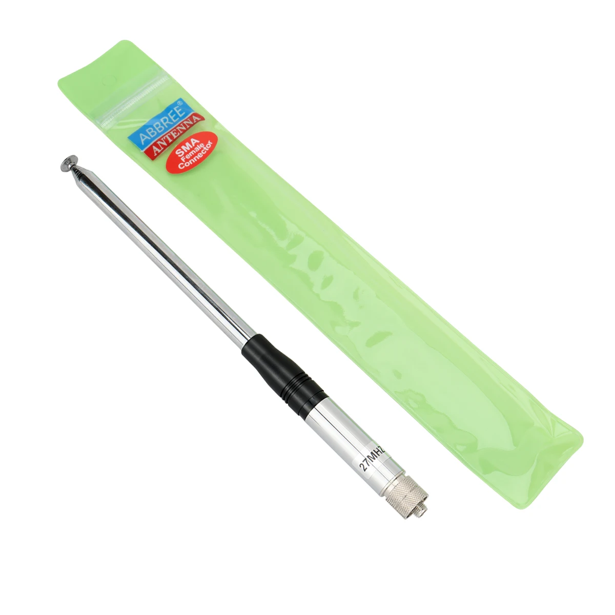 ABBREE Teleskop-CB-Antenne 27 MHz BNC SMA-Buchse SMA-Stecker Antenne für WOUXUN TYT BAOFENG Quansheng Walkie Talkie Amateurfunk – Detail 11