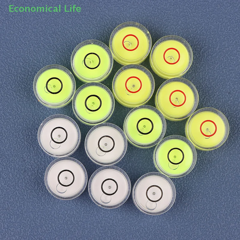 5pcs Mini Round Accuracy Bubble Level Bullseye Instrument Horizontal Precision Bubble Level Measuring Tool