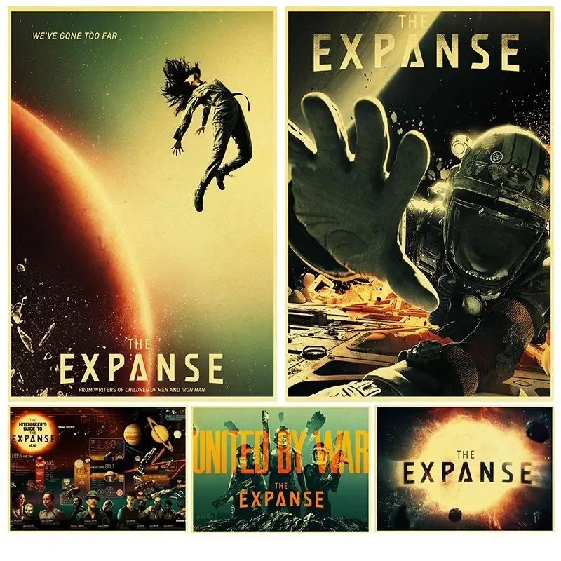 Lot Style Choose Sci-Fi Space Explore Movie The Expanse Vintage ,Art Picture Print Silk Poster ,Home Wall Decor
