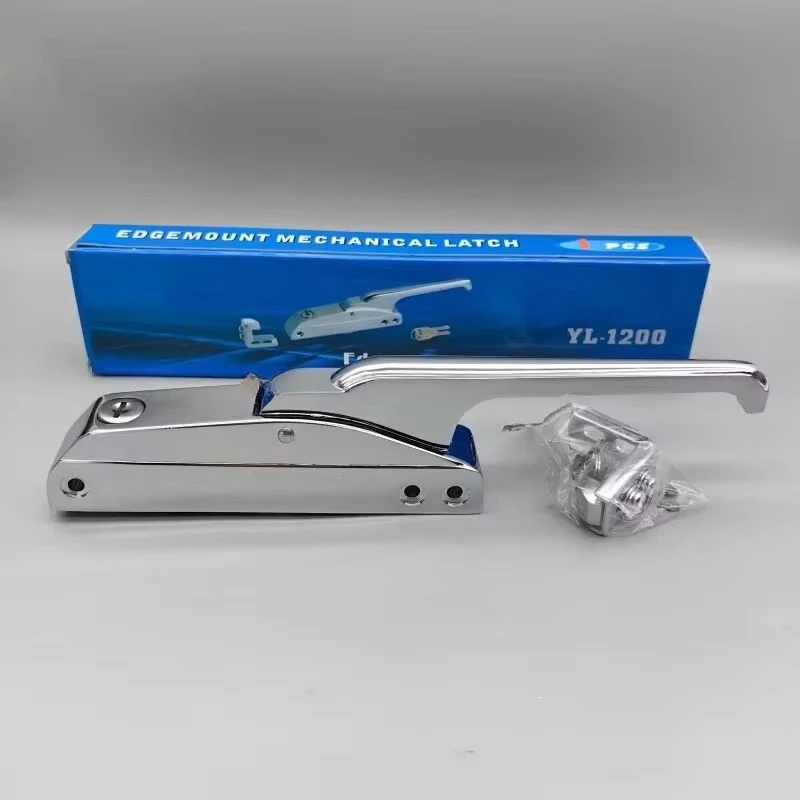 Applicable to Cold storage door handle/kitchen refrigerator/freezer oven with lock, zinc alloy handle YL-1200 door lock