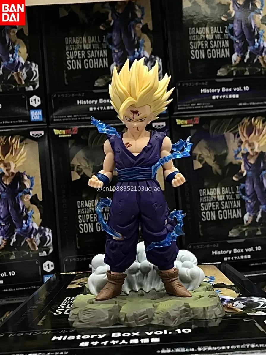 Figuras de Dragon Ball Z Son Gohan, juguetes, caja de historia, serie Super Saiyan 2 DragonBall Vol.10, figura de Anime, modelo de muñeca, juguete coleccionable