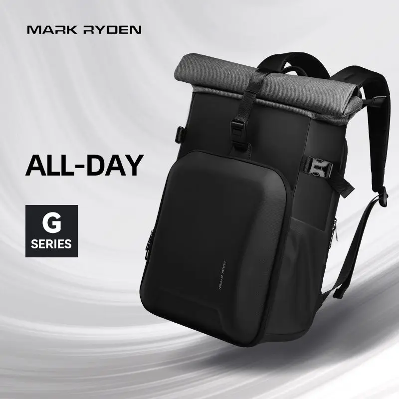 Anti Theft Roll Top Large Capacity 15.6 inch Laptop Backpack Men Business Travel High Quality Male School Backpack Bags