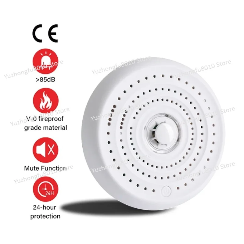 AJ-660 Wall or Ceiling Mounting Electronic Cigarettes Detector PM2.5 Detection Alarms WiFi Version Sensor Vape Detector