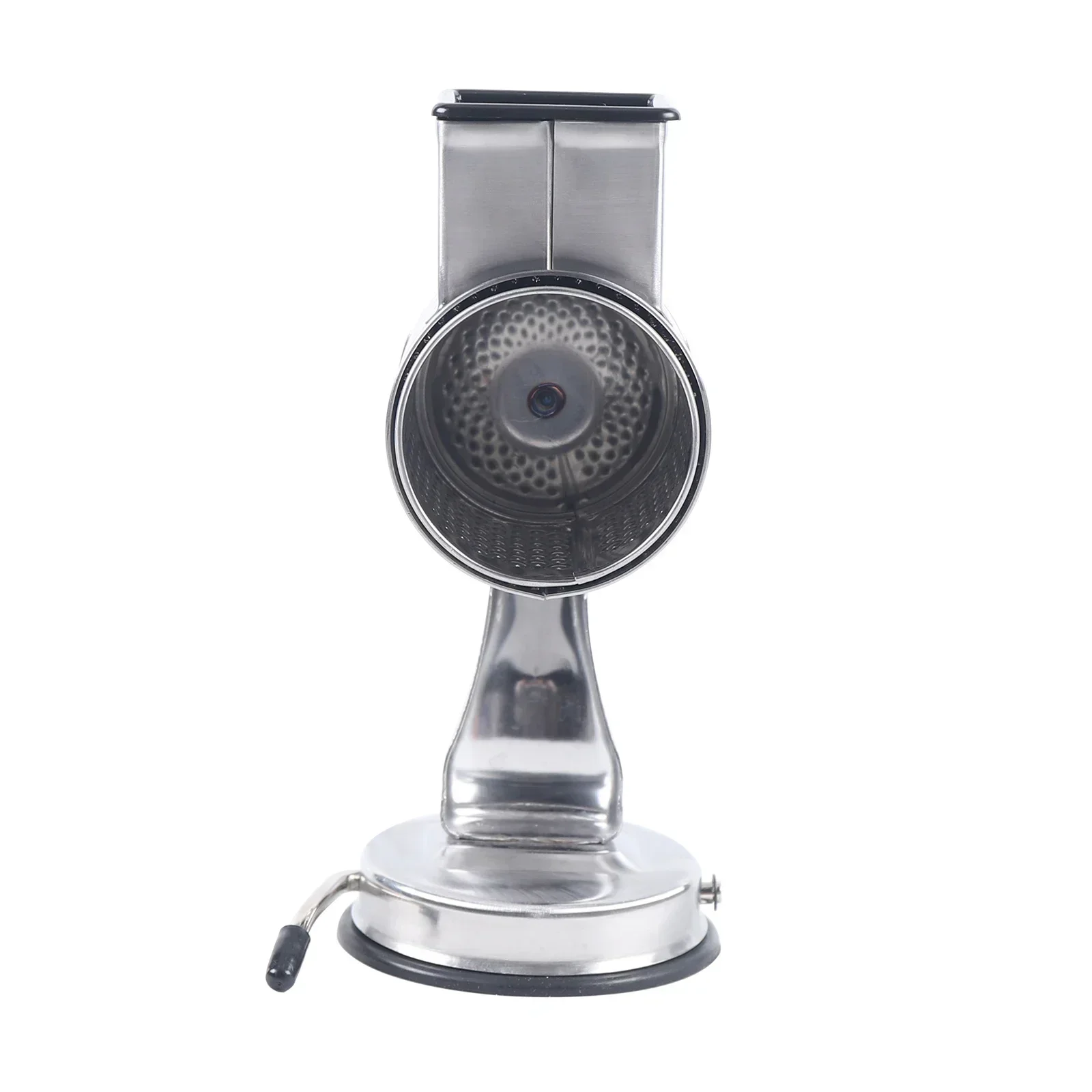 

5-In-1 Countertop Cheese Grater Manual Stainless Steel Rotary Vegetable Cheese Grater Potato Slicer with Blades