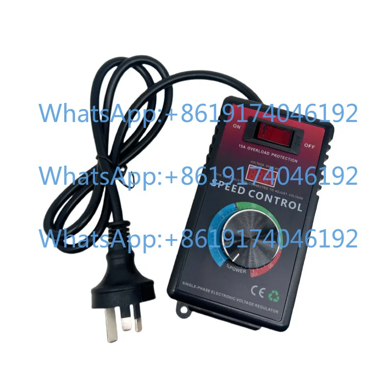 AC220V 15A overload protection,  motor, electric drill, electric furnace, angle grinder, fan governor DJ-SC40