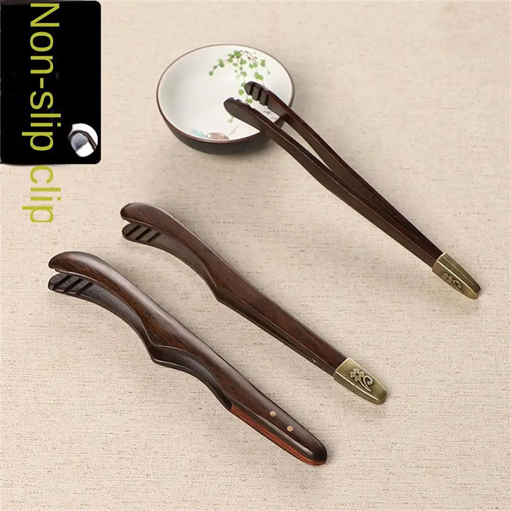 1/2/3PCS Natural Bamboo Tweezers Convenient Wooden Bamboo Wooden Tea Clips Tea Tweezers Tweezer Tea Clip Non-slip Sawtooth