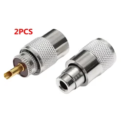 Conector de plugue macho UHF, SL16, PL259, PL-259, solda para RG58, RG142, LMR195, RG400 cabo, adaptador coaxial RF, entrega rápida