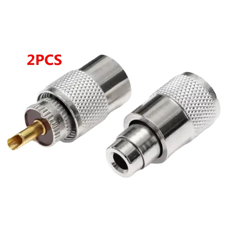 UHF Male Plug SL16 PL259 Connector PL-259 UHF Male Solder for RG58 RG142 LMR195 RG400 Cable Coaxial RF Adapter Fast Delivery