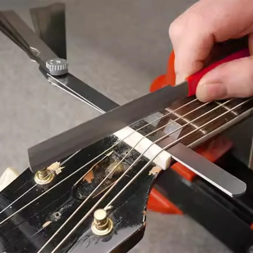 

Multifunctional String Distance Measuring Ruler Set Folk Guitar String Height Gap Ruler Guitar Measuring Tool