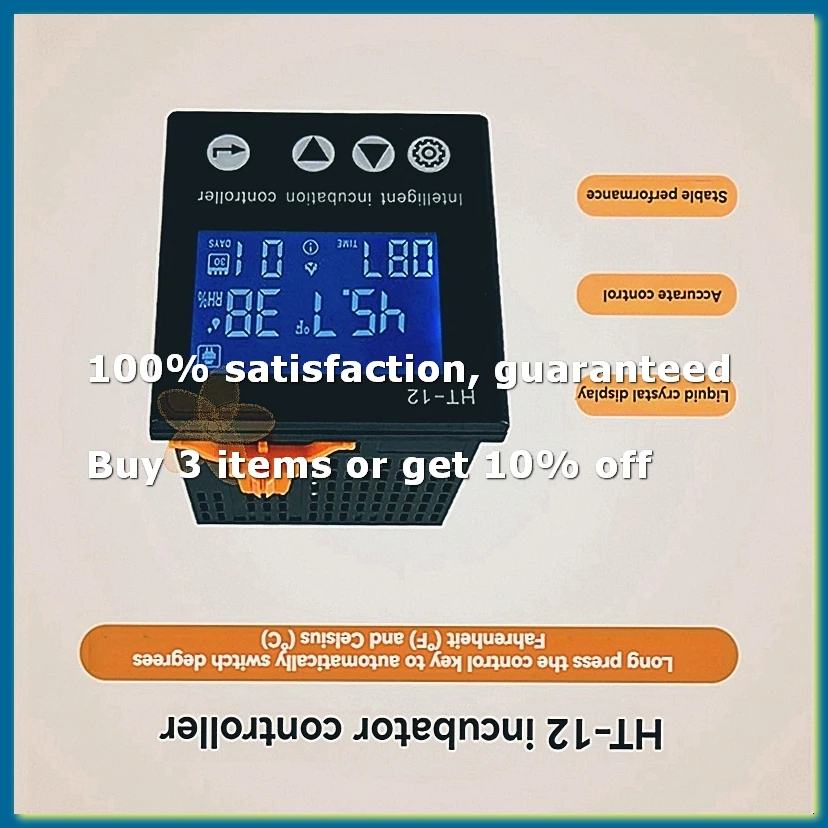 HT-12 LCD Screen Temperature and Humidity Controller Solar Incubator Controller Temperature Controller Control Table-A12I