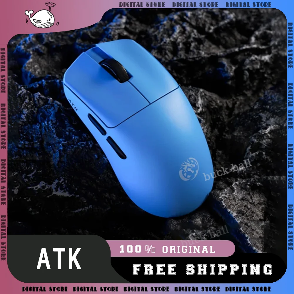 ATK Blazing Sky F1 Leviatan Mouse Dual Mode Wireles Accessory laptop Mouse 8K Polling Rate Lightweight Office Game Mice Custom