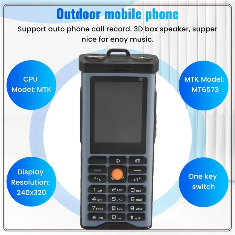 Надежный скрытый уличный мобильный телефон, большая мощность, длительный режим ожидания, хороший сигнал, четыре SIM-карты, 3D-колонка, электронная книга, увеличенная на выходе