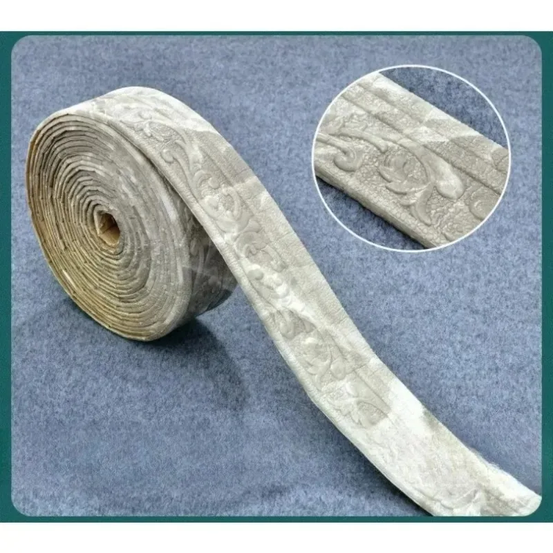 10M 3D Wall Trim Line Skirting Border Self-Adhesive Waterproof Baseboard Wall Sticker for Living Room Home Decoration