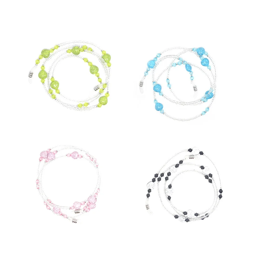 

4 Pcs European and -shaped Glasses Chain Eyeglasses Strap Arcylic