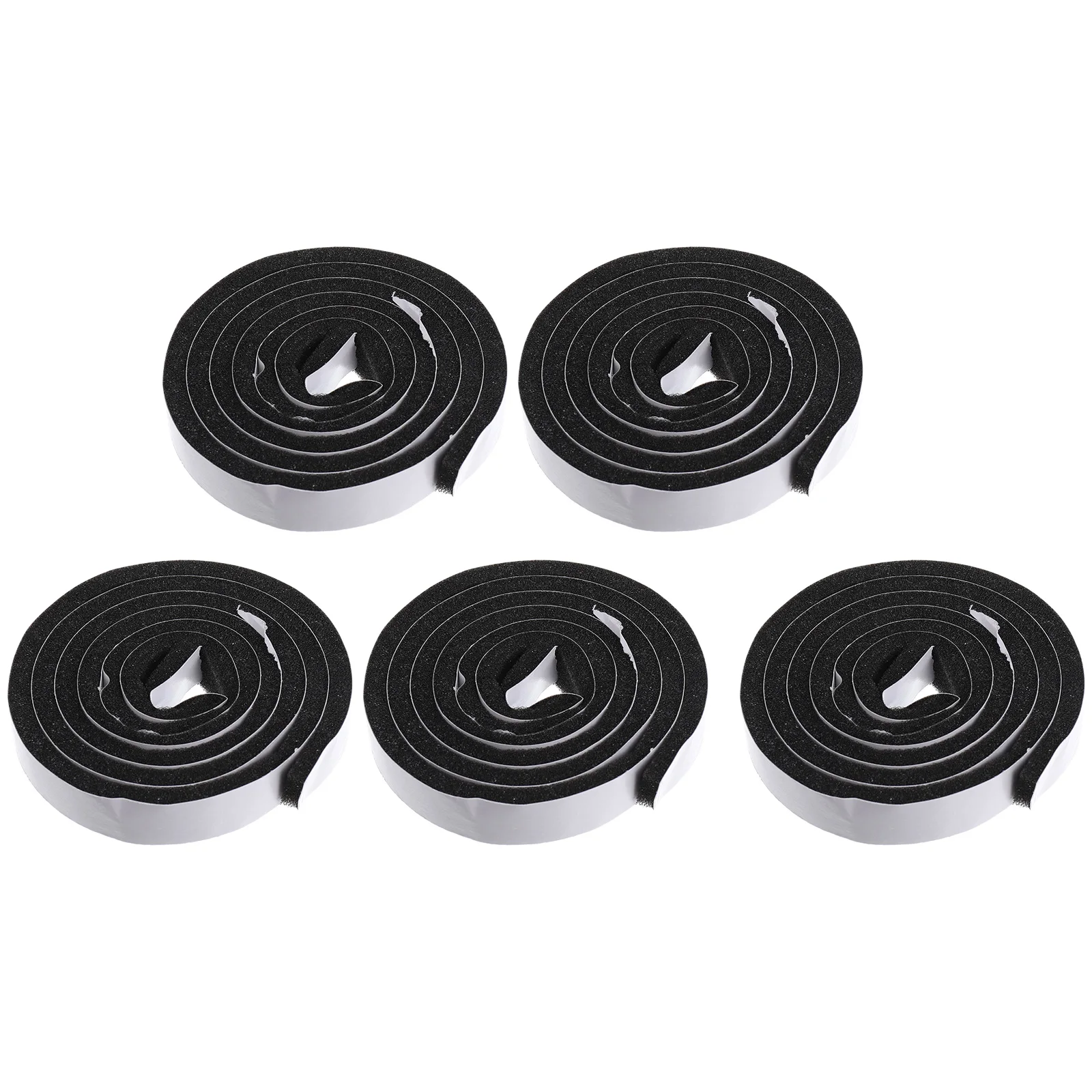 

5 Sets Sealing Strip for Door Windows Weatherproof Adhesive Home Use Windproof Soundproof Dustproof Long Lasting Door Seal Strip