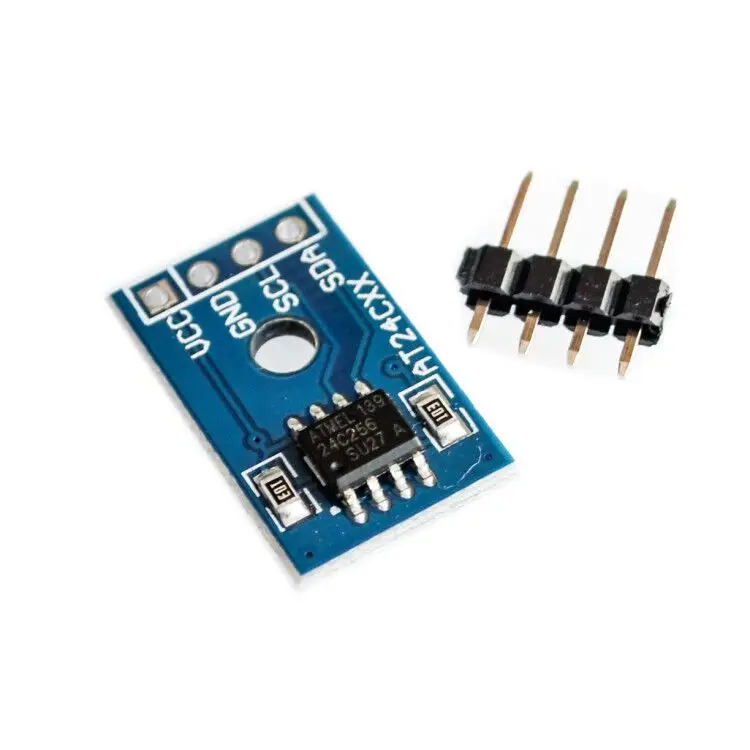 Модуль памяти EEPROM для электронного автомобиля «сделай сам», AT24C256 AT24C02 2ECL IIC/I2C, последовательный интерфейс, 3,3-5 В, 5 шт.