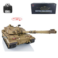 Boys Gifts Heng Long 1/16 Scale 7.0 Plastic Ver Challenger II RTR RC Tank Toucan Model 3908 Painted Gearbox Wheels Smoke Panzer